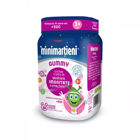 Minimartieni Gummy Soc, 60 jeleuri, Walmark