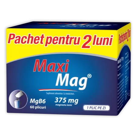 MaxiMag, 60 plicuri, 375 mg, Zdrovit