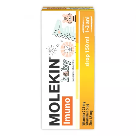 Molekin Imuno Baby 1-3 ani, 150 ml sirop, Zdrovit