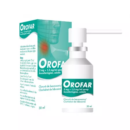 Orofar, spray bucofaringian, 30 ml, Stada