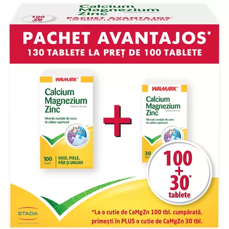 Ca + Mg + Zn, 130 capsule, Walmark