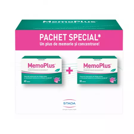 MemoPlus, 60 + 30 tablete, pachet promo, Walmark
