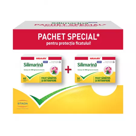 Silimarina Forte, 60 + 30 comprimate, pachet promo, Walmark