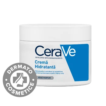 Cremă Hidratantă pentru Față și Corp, pentru Piele Uscată și Foarte Uscată, 340 g, CeraVe