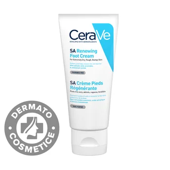 Cremă Hidratantă pentru Picioare, pentru Piele Foarte Uscată și Aspră, 88 ml, CeraVe