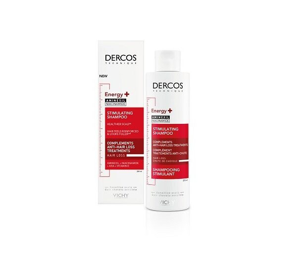 Dercos Energy+, Șampon Energizant cu Aminexil, 200 ml, Vichy