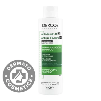 Dercos, Șampon Antimătreață pentru Păr Normal-Gras, 200 ml, Vichy