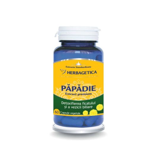 Păpădie, 60 capsule, Herbagetica