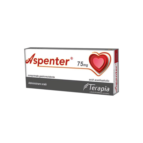 Aspenter, 75 mg, 28 comprimate gastrorezistente, Terapia