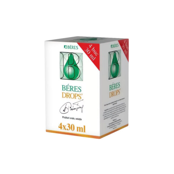 Béres Drops, 4 flacoane x 30 ml picături orale soluție, Béres