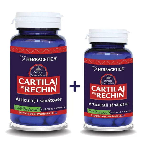 Cartilaj de Rechin, 70 capsule – Pachet Promo, Herbagetica