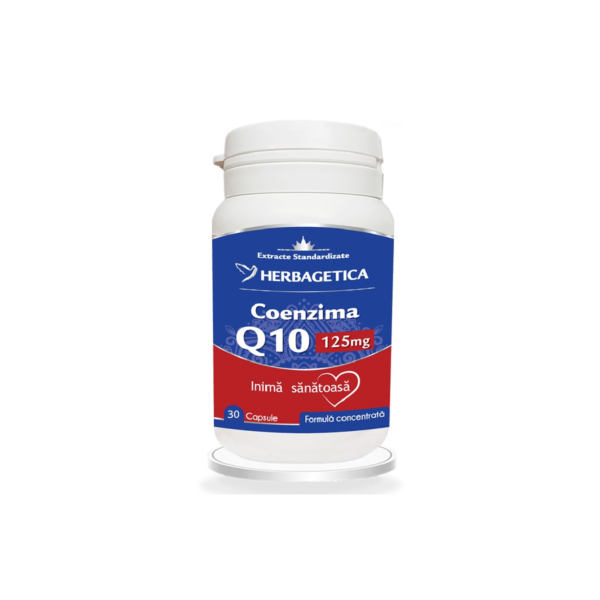 Coenzima Q10, 30 capsule, 125 mg, Herbagetica