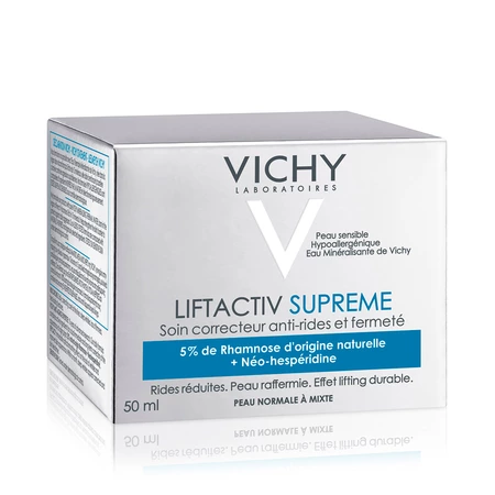 Liftactiv Supreme, Cremă Antirid și Fermitate pentru Ten Normal și Mixt , 50 ml, Vichy