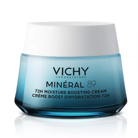 Mineral 89, Cremă Intens Hidratantă 72h pentru Toate Tipurile de Ten, 50 ml, Vichy