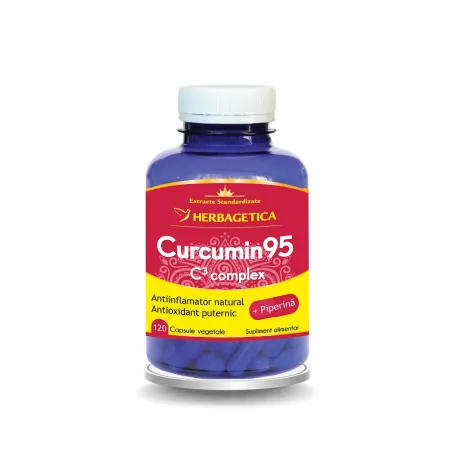 Curcumin 95 C3 Complex, 120 capsule, Herbagetica