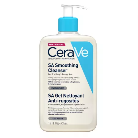 Gel de Curățare Anti-Rugozități pentru Pielea Uscată și Aspra, 473 ml, CeraVe