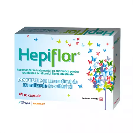 Hepiflor, 10 capsule, Terapia