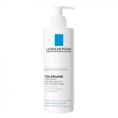 Cremă de Curățare pentru Ten Sensibil Toleriane, 400 ml, La Roche-Posay