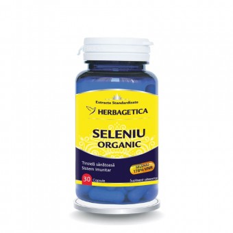 Seleniu Organic, 30 capsule, Herbagetica