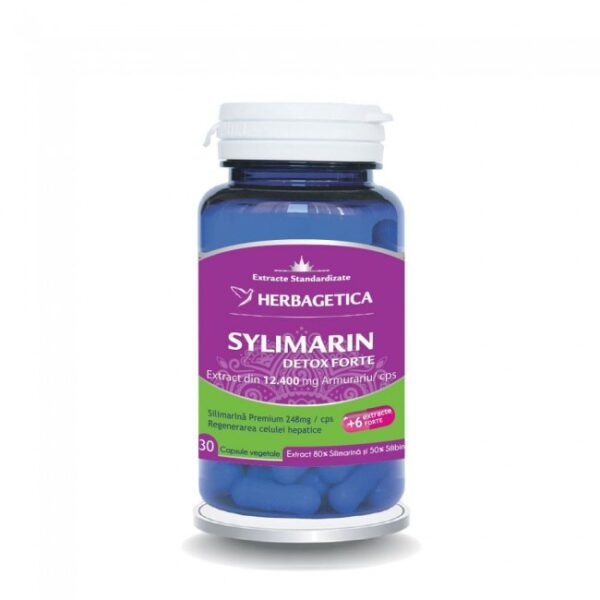 Silymarin Detox Forte, 30 capsule, Herbagetica