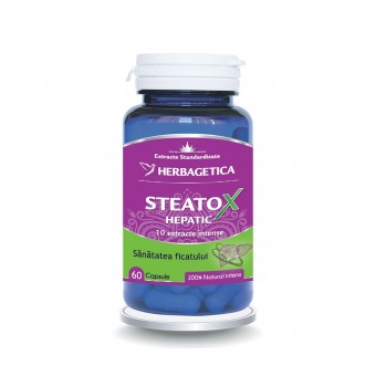Steatox Hepatic, 60 capsule, Herbagetica