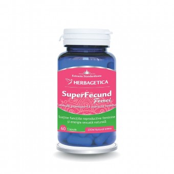 Superfecund Femei, 60 capsule, Herbagetica