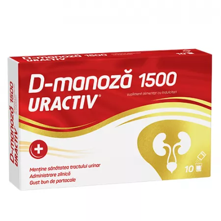 Uractiv D-manoza, 10 plicuri, Terapia