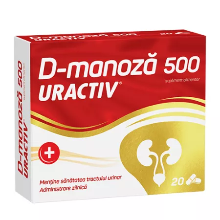 Uractiv D-manoza, 20 capsule, Terapia
