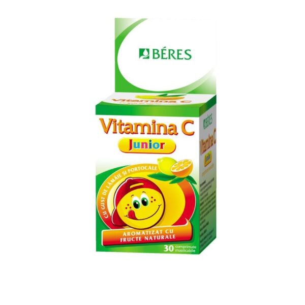 Vitamina C Junior, 30 comprimate masticabile, Béres