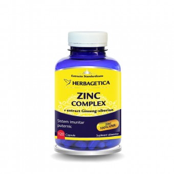 Zinc Complex, 120 capsule, Herbagetica