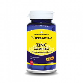 Zinc Complex, 60 capsule, Herbagetica