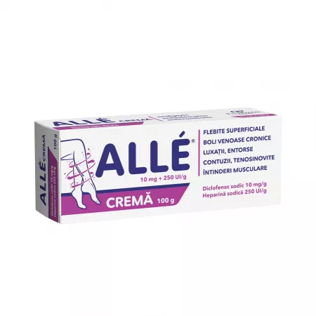 Alle cremă, 10 mg + 250 UI/g, 100 g, Fiterman