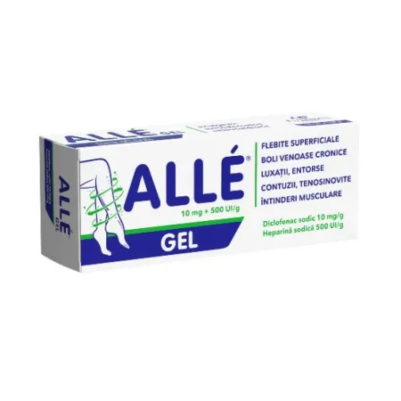Alle Gel, 10 mg + 500 UI/g, 100 g, Fiterman