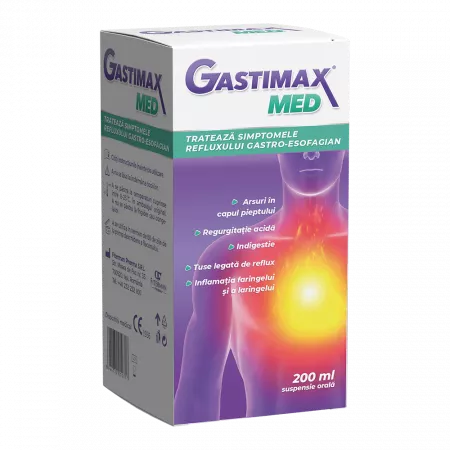 Gastimax Med, Suspensie Orală, 200 ml, Fiterman