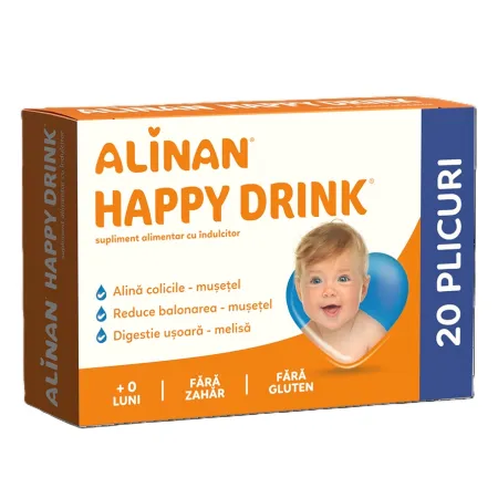Alinan Happy Drink, 20 plicuri, Fiterman