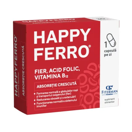 Happyferro, 30 capsule, Fiterman