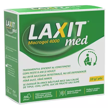 Laxit Med, 20 plicuri x 10 grame, Fiterman