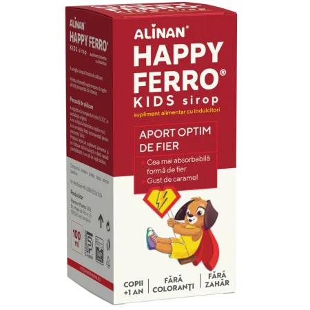 Alinan Happyferro, 100 ml sirop, Fiterman