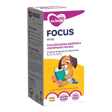 Alinan Focus, 150 ml sirop, Fiterman