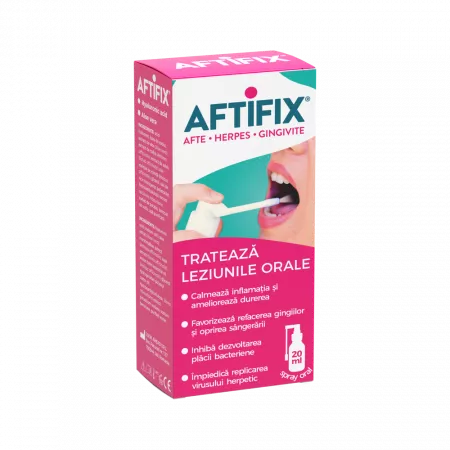 Aftifix, spray oral, 20 ml, Fiterman