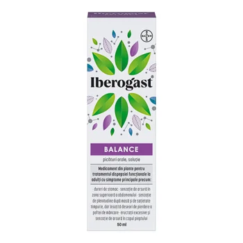 Iberogast Balance, picături orale soluție, 50 ml, Bayer
