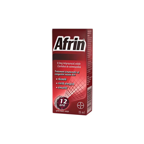 Afrin 0,5 mg/ml, spray nazal, 15 ml, Bayer