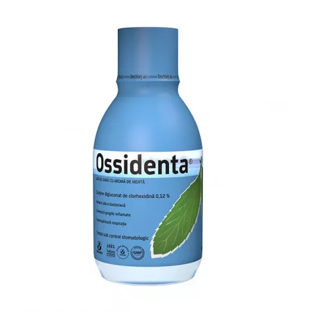 Ossidenta Mentă, apă de gură, 250ml, Bioland