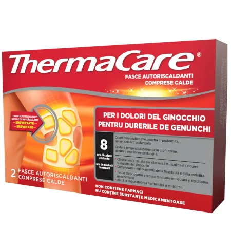ThermaCare, comprese calde pentru genunchi, 2 bucăți, ThermaCare