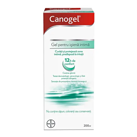 Canogel, gel pentru igiena intimă, 200 ml, Bayer