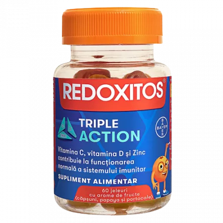 Redoxitos Triple Action, 60 jeleuri, Bayer