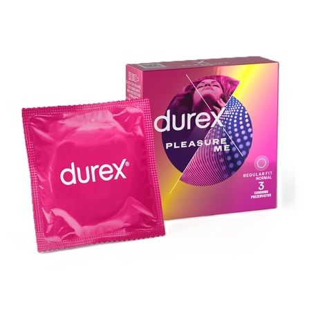 Durex Pleasure Me, 3 bucăți, Reckitt Benckiser Healthcare
