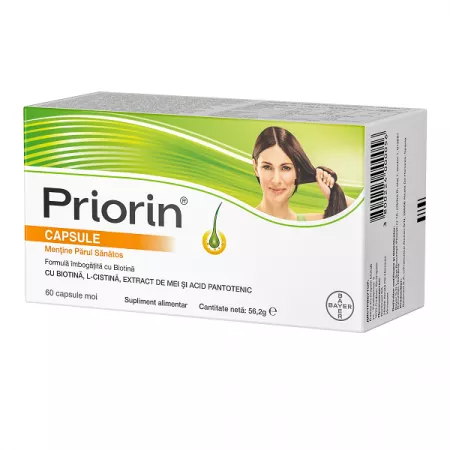 Priorin, 60 capsule moi, Bayer