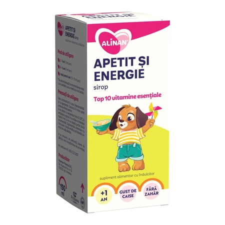 Alinan Apetit și Energie, 150 ml sirop, Fiterman