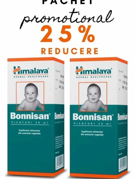 Bonnisan, picături, 2 x 30 ml, pachet promo, Himalaya.